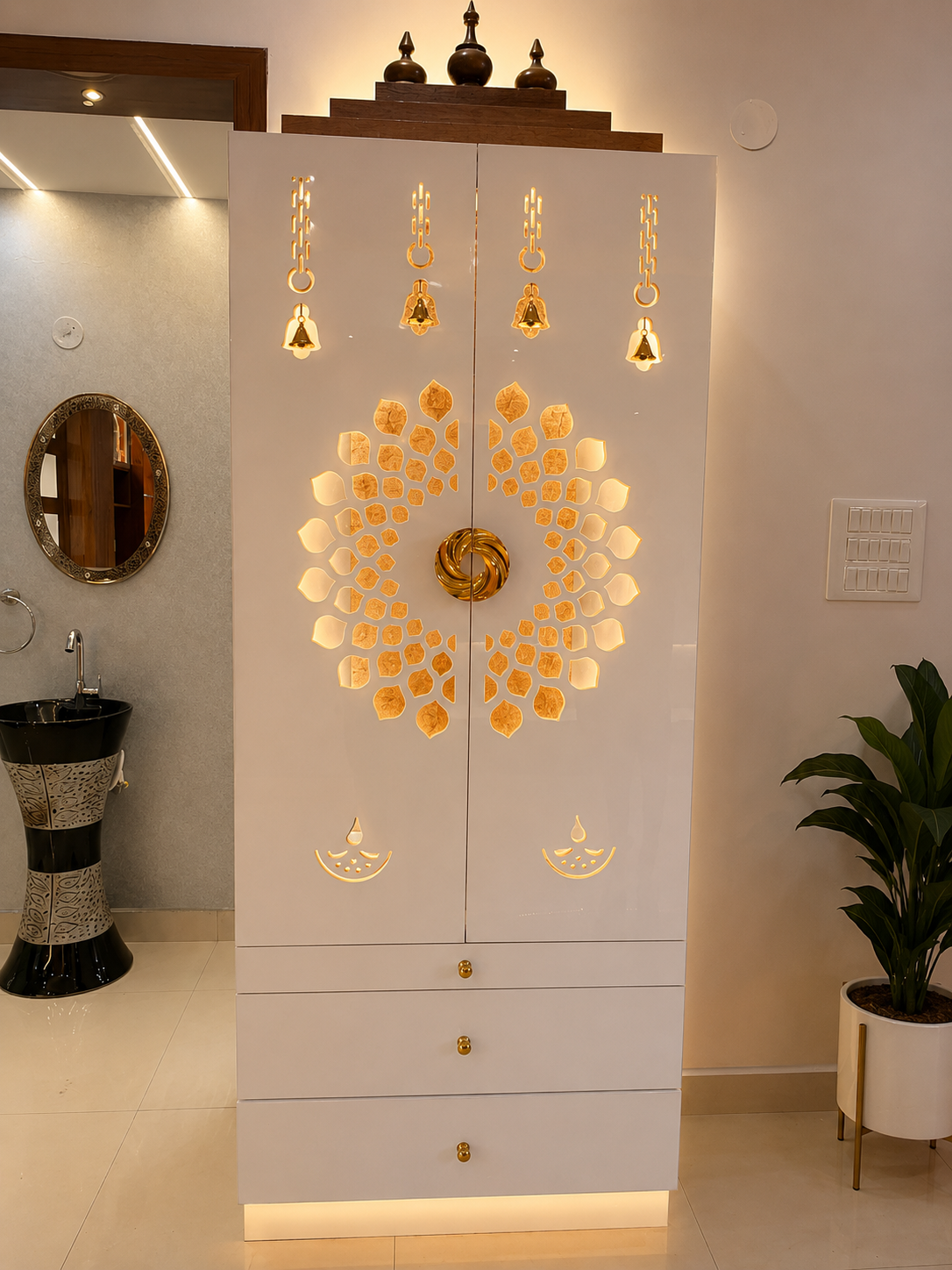 Traditional Indian Pooja Room