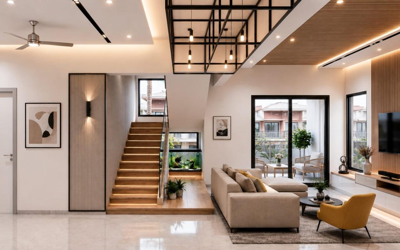 Contemporary Indian Living Room